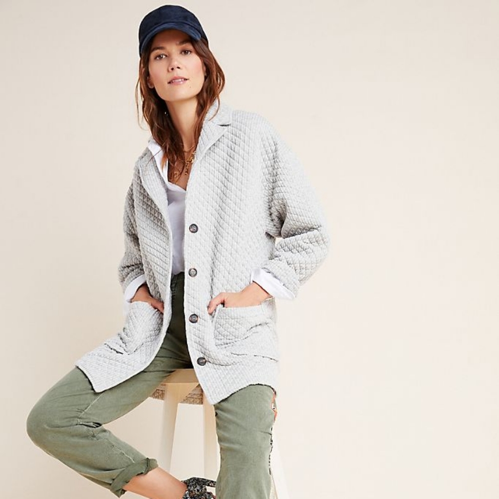 Mairead Quilted knit Blazer Jacket